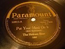 JAZZ HOKUM BOYS Put Your Mind On It/Hokum Blues PARAMOUNT 12811
