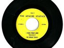 THE APACHE STATICS NATIVE AMERICA 60'S GARAGE 45 RECORD. VERY RARE