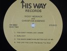 RICKY WOMACK & CHRISTIAN ESSENCE Self Titled HIS WAY LP gospel funk HEAR