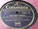 EDITH PIAF & LES COMPAGNONS DE LA CHANSON LES TROIS CLOCHES COLUMBIA DCX76