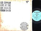 LED ZEPPELIN Live At The Los Angeles Forum 9/4/70 rare 2 LP RUBBER DUBBER import