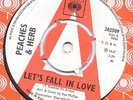 Peaches & Herb Let's fall in love CBS 202509 Ex Demo