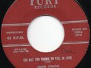Lewis Lymon/Teenchords-I'm Not Too Young To Fall In Love-Fury Doo Wop 45