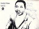 MUDDY WATERS Autographed Chess LP by Muddy & Band 33 45 78 rpm - Signed in 1969