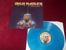 IRON MAIDEN - IPSWICH SLAVES 18/09/1984 - RARE 1984 BLUE VINYL 7 TRACK LP M/M