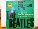 TONY SHERIDAN WITH THE BEATLES EP GREEN UK IMPORT BOTH RECORDS 