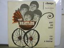AIN'T SHE SWEET / CRY FOR A SHADOW - BEATLES EAST GERMAN SINGLE AMIGA RED SLEEVE