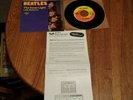 BEATLES original rare 68 LADY MADONNA picture sleeve w 45 Fan Club insert ad fli