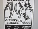 AVENGERS / NEGATIVE TREND / FLESHEATERS 1978 original FLYER Mab SF punk kbd Rare