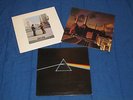 ROCK PINK FLOYD, THE DARK SIDE OF THE MOON, ANIMALS & WISH YOU WERE HERE EX COND