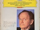 BEETHOVEN “Pathetique Moonlight” KEMPFF LP red stereo tulips DGG   NM