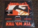 METALLICA SEALED 2 LP SET 45 RPM 180 GRAM KILL 'EM ALL LOUDER FASTER HEAVIER