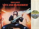 THIN LIZZY live and dangerous 6641 807 uk vertigo 1978 DOUBLE LP PS EX/EX