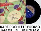 JOHNNY HALLYDAY CUANTO TI AMO RARE 45T POCHETTE PROMO JUKE BOX URUGUAYEN URUGUAY