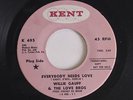 WILLIE GAUFF & LOVE BROTHERS: Everybody Needs Love / Whenever I Can't Sleep 45