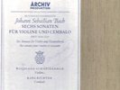 HANDEL 6 VIOLIN Sonatas / SCHNEIDERHAN / RICHTER  2LPs ARCHIV 2708 011  NM / NM-