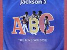 JACKSON 5-A B C/THE LOVE YOU SAVE RARE YUGOSLAVIAN 7'' PS 1970 UNIQUE COVER FUNK