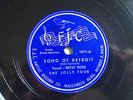 RARE DETROIT Label FJC Maccabees JOLLY FOUR Like Feathe JUKEBOX  78 rpm  RECORD