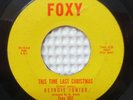 DETROIT JUNIOR This Time Last Christmas Rare Deep Soul Blues FOXY 002 Orig 45