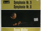 BRUNO WALTER BEETHOVEN SYMPHONIES 8 & 9 PHILIPS ED.1 HIFI STEREO 2 LP SET VG+