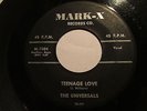 RARE Orig Doo Wop 45 THE UNIVERSALS Teenage Love Mark-X Records #7004 1957