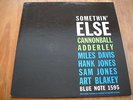 SOMETHIN' ELSE CANNONBALL ADDERLEY ORIGINAL BLUE NOTE W63RD DEEP GROOVE  MINT -