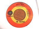 45 rpm 7 inch record BEATLES TARGET Hard Days Night & I Should Have Known.(47ii)