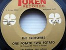 CROSSFIRES One Potato Two Potato THE TURTLES early killer Garage rock 45 w4763