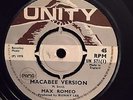 Max Romeo - Macabee Version / Soul Syndicate - Music Book - 7