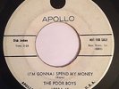 The Poor Boys (I'M GONNA) SPEND MY MONEY 1955 R&B Rock 'n' Roller N. Soul APOLLO