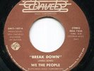 We The People Break Down 70's 45rpm Funk/Soul MP3 to listen the record