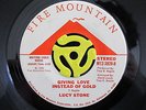 RARE MODERN SOUL 45-Lucy Stone-Giving Love Instead Of Gold-Fire Mountain HEAR