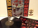Guns N' Roses Appetite Vinyl Album Record LP Banned Sticker Inner Sleeve VG+ 
