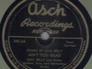 Lead Belly Asch Records 343-2  78 rpm Blues  Record