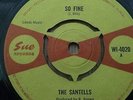 THE SANTELLS...SO FINE...RARE UK FIRST ISSUE SUE WI 4020