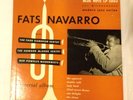 FATS NAVARRO 10 Inch LP Memorial Album 1947_1949 Blue Note DG Nyc mono