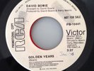 DAVID BOWIE Golden Years / Can you Hear Me  rare white label DJ promo CANADA 45