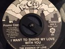 Rare Modern Soul 45 The Essence Of Love-I Want To Share My Love With You HEAR