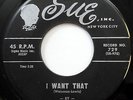 BOBBY HENDRICKS 45 I Want That / Busy Flirtin R&B Sue 1960 w4803