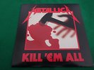 Metallica Kill 'em All 1988 Elektra vinyl reissue EX/VG++ 60766