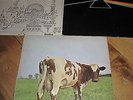 Three Pink Floyd LPs - Atom Heart Mother, Relics and Dark Side of the Moon
