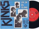 *THE KINKS I'm On An Island b/w Till The End Of The Day Danish 45PS 1966