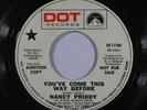 Psych 45 NANCY PRIDDY You've Come This Way Before/Ebony Glass on Dot VG++ wlp