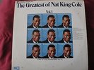 THE GREATEST OF NAT KING COLE VOL. 1 & VOL 2 CAPITOL RECORDS VINYL LPS