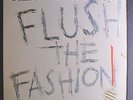 ALICE COOPER: Flush The Fashion LP (promo label, inner sleeve, promo stamp on c