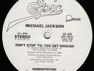 Michael Jackson ?– Don't Stop Til You Get Enough Rare 1979 Orig NM PROMO LISTEN