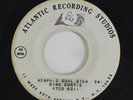 KING CURTIS: Memphis Soul Stew 45 (advance release w/ typewritten label, sm tol