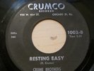 Gospel Soul Popcorn R&B 45 CRUME BROTHERS resting easy CRUMCO