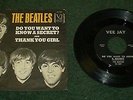 Do You Want To Know A Secret The Beatles Vee Jay 587 Picture Sleeve RARE Label