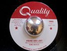 KING BEEZZ rare Found & Lost b/w Now garage fuzz punk EX 45 LISTEN